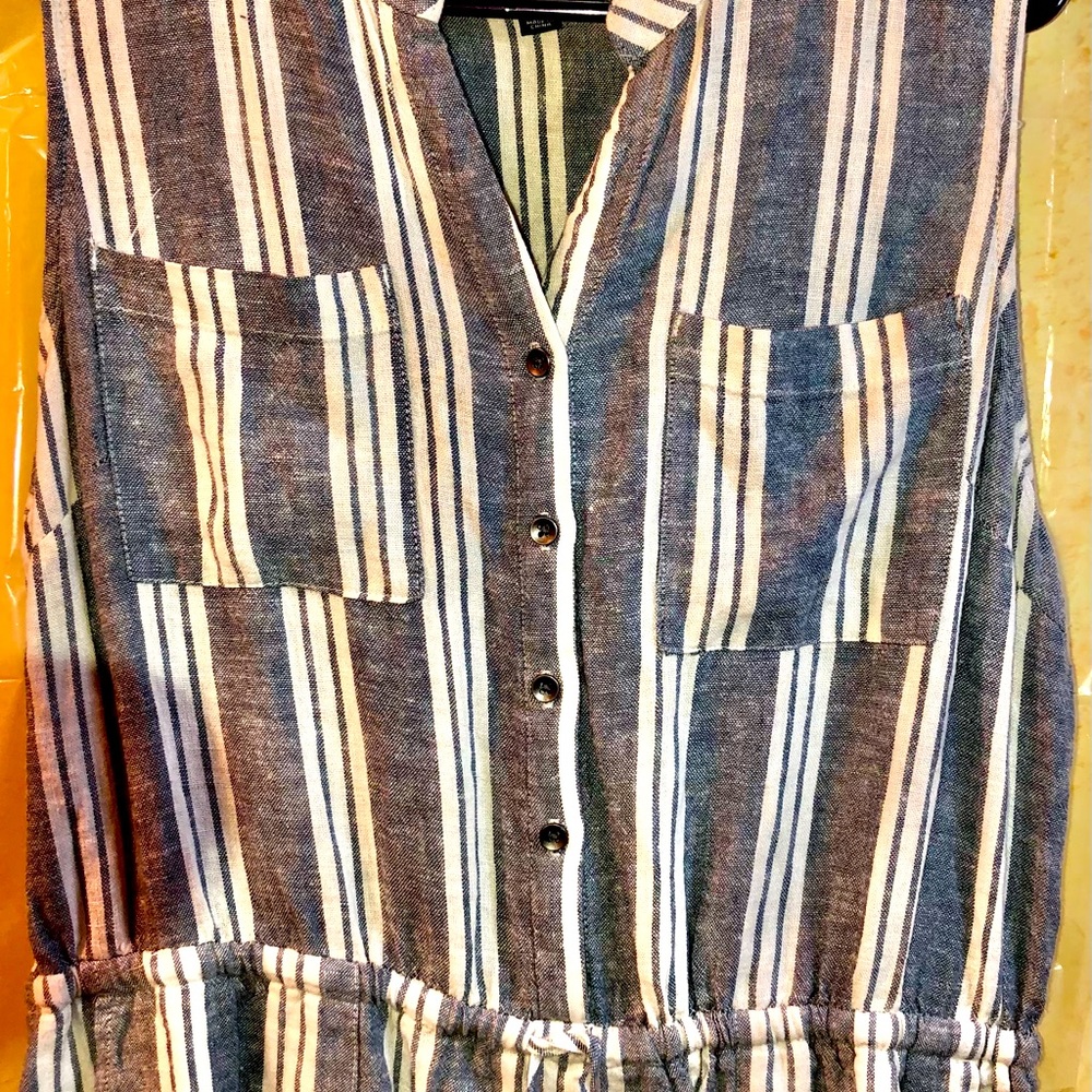 Striped romper xxl